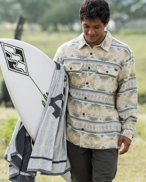 Billabong Mens Shirt Offshore Jacquard Long Sleeve Flannel