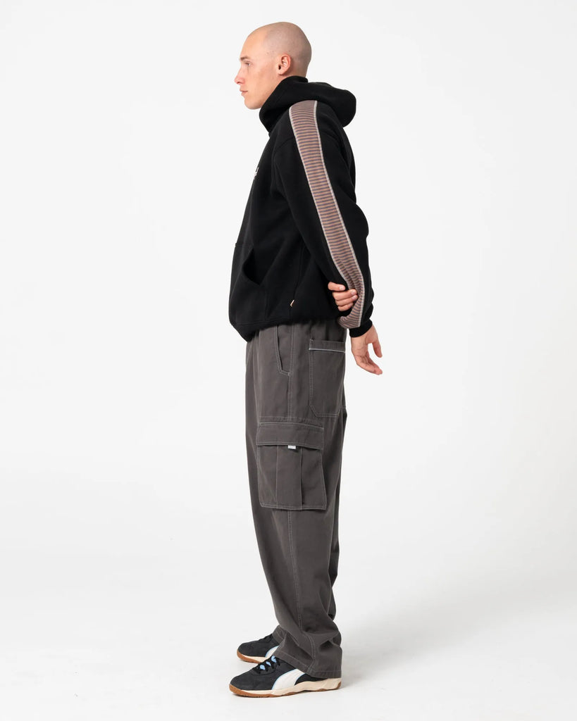 Rusty Mens Sweatshirt Lay Low Hooded Fleece