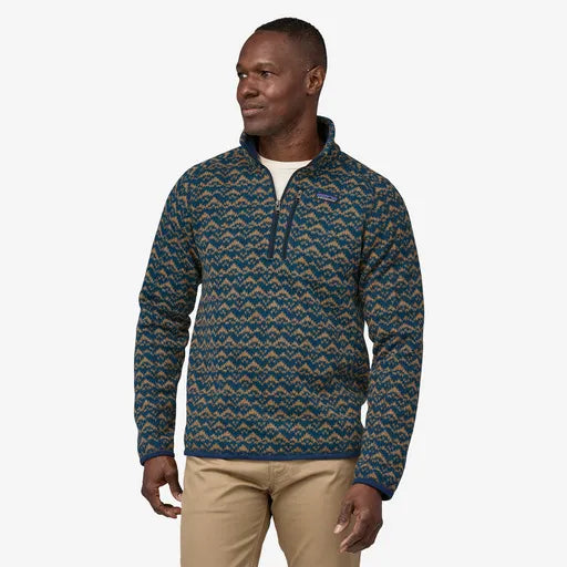 Patagonia Mens Sweater Better Sweater 1/4-Zip Fleece