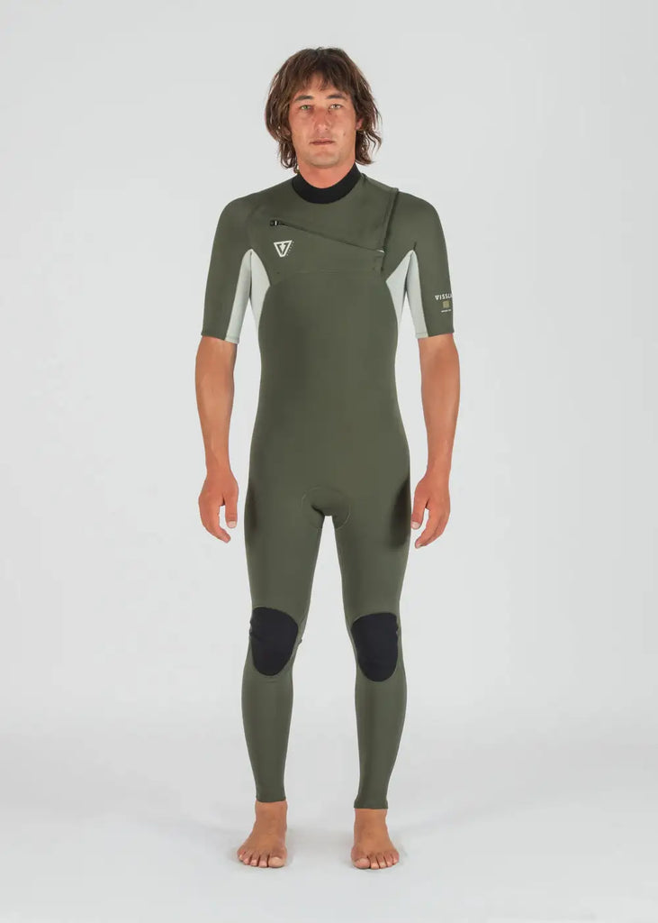 Vissla Mens Wetsuits Natural Seas 2-2 Short Sleeve Full Suit Wetsuit
