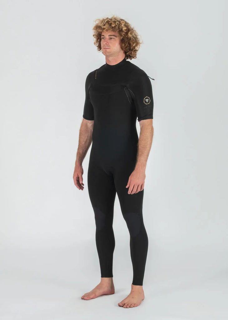 Vissla Mens Wetsuits New Seas 2-2 Short Sleeve Full U-Zip