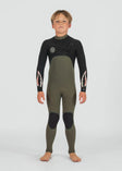 Vissla Kids Wetsuit 7 Seas Boys 3-2 Warbird Full Chest Zip Fullsuit