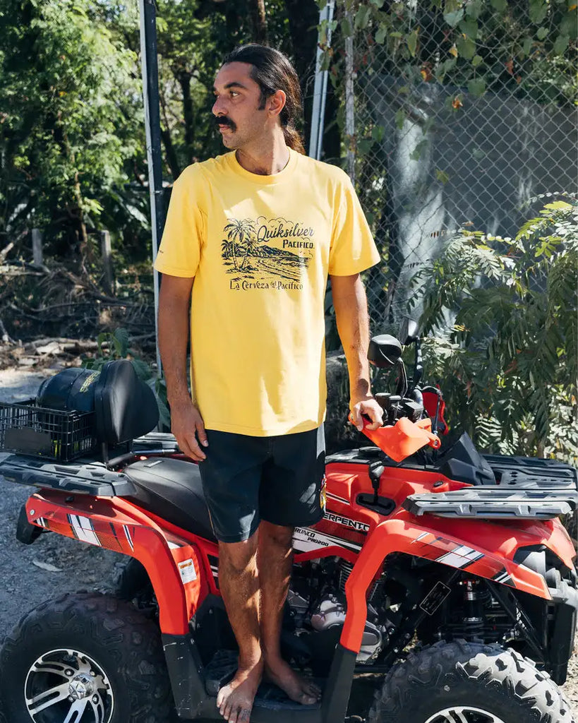 Quiksilver Mens Shirt Pacifico Coastal Paradise