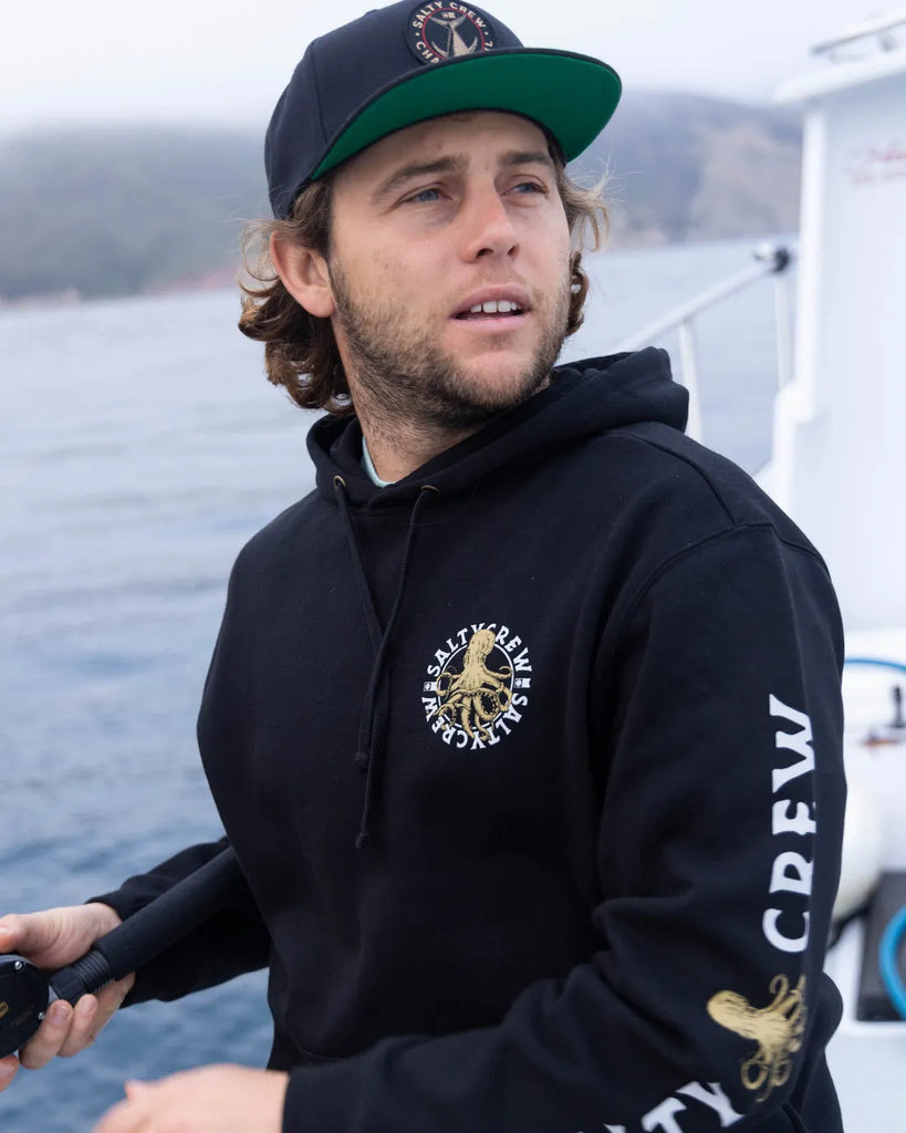 Salty Crew Mens Sweatshirt Tentacles Fleece Hoodie