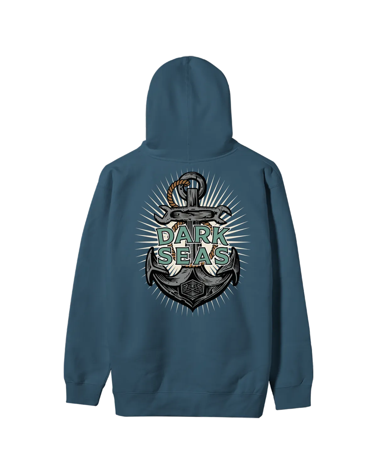 Dark Seas Mens Sweatshirt Anchorage Pullover Hood