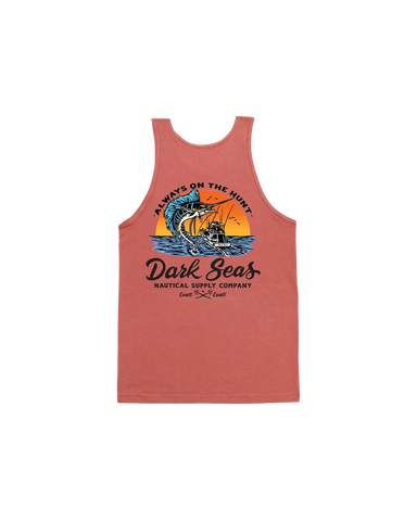Dark Seas Mens Tank Top Open Ocean Pigment