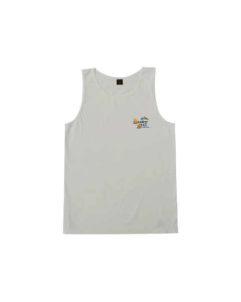 Dark Seas Mens Tank Top Key West Pigment