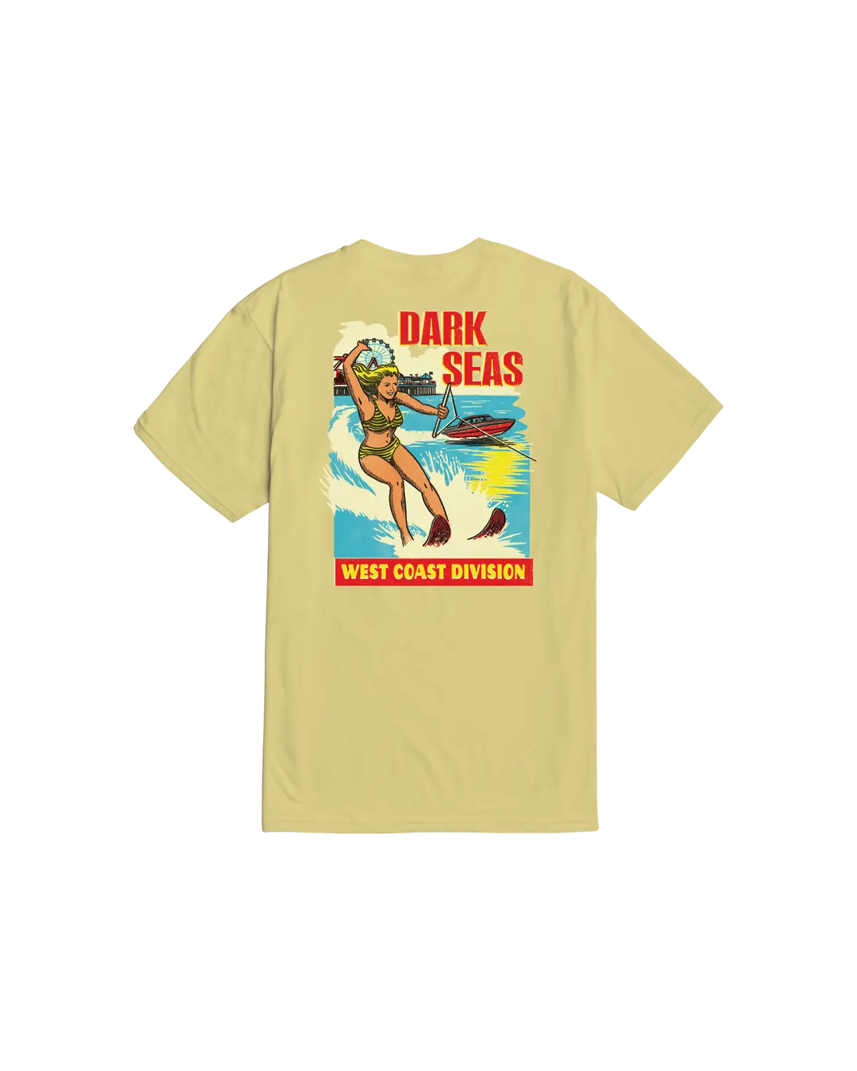Dark Seas Mens Shirt West Coast Water Decal