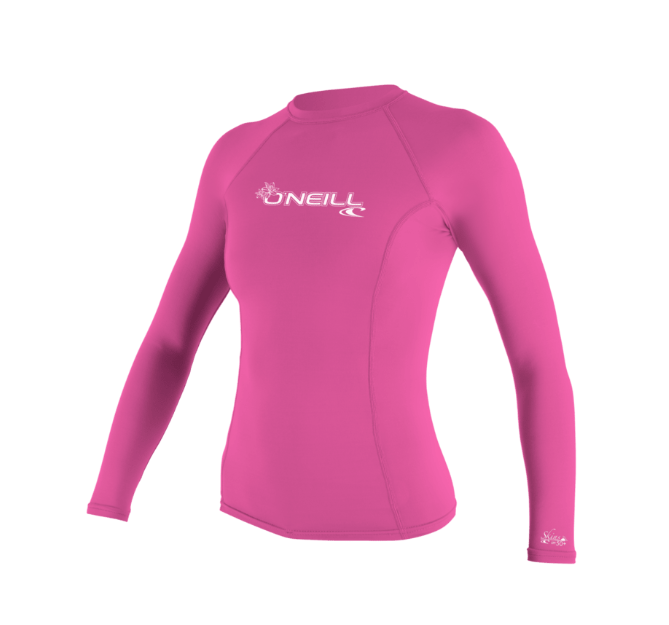 Oneill Womens Rashguard Basic Skins LS Crew