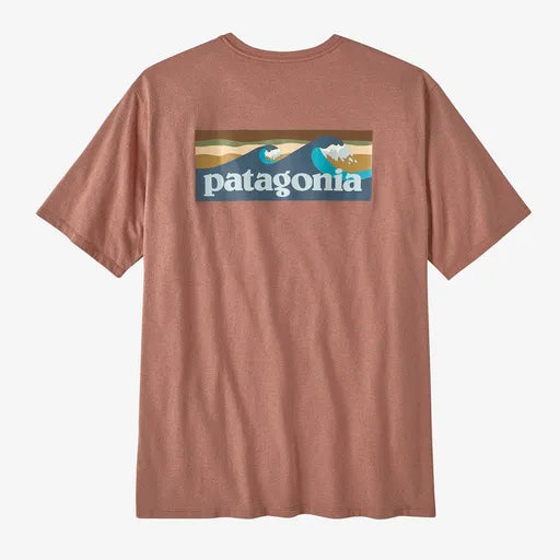 Patagonia Mens Shirt Boardshort Logo Pocket Responsibili-Tee