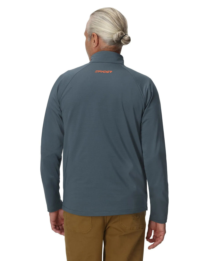 Spyder Mens Snow Layers Gridweb Full Zip Jacket