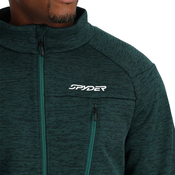 Spyder Mens Snow Layers Encore Full Zip Fleece Jacket