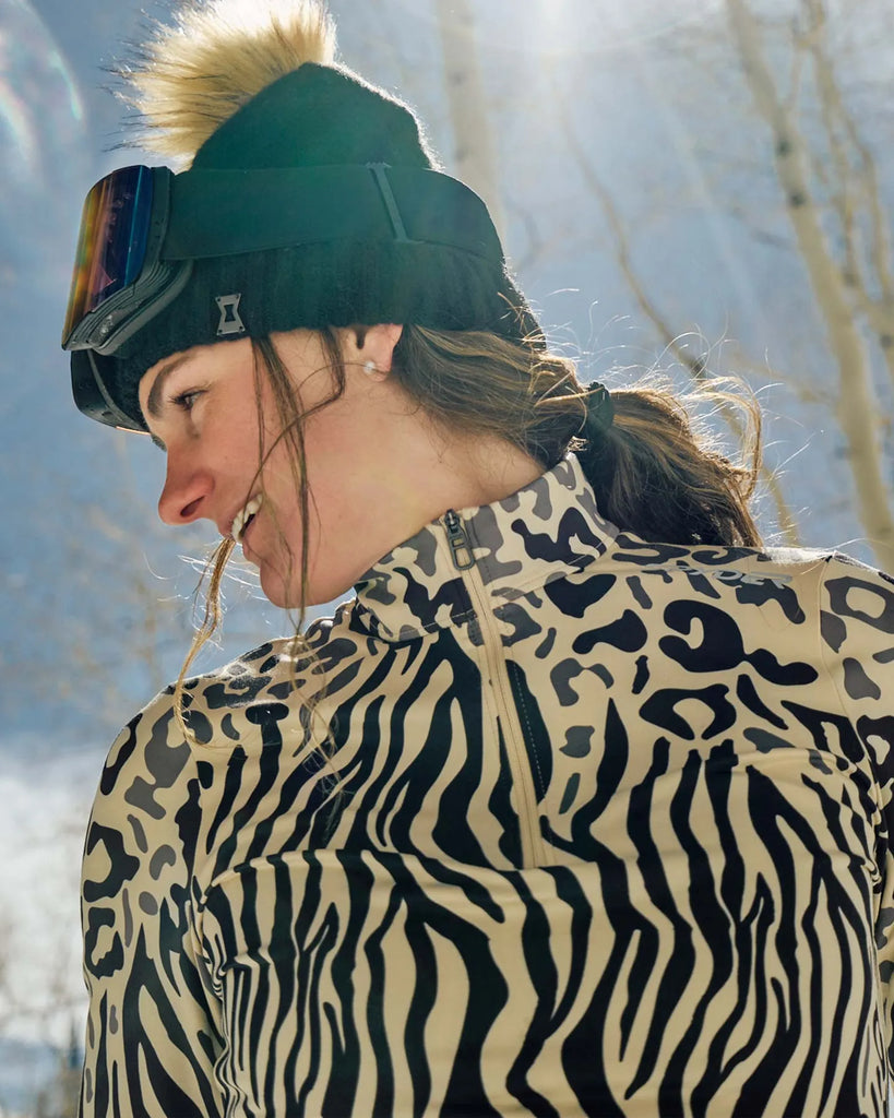 Spyder Womens Base Layers Vivid Half Zip T-Neck