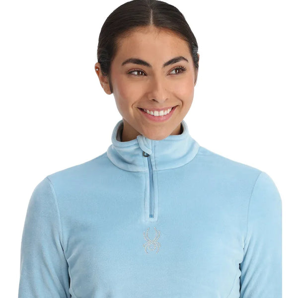 Spyder Womens Snow Layers Shimmer Bug Half Zip
