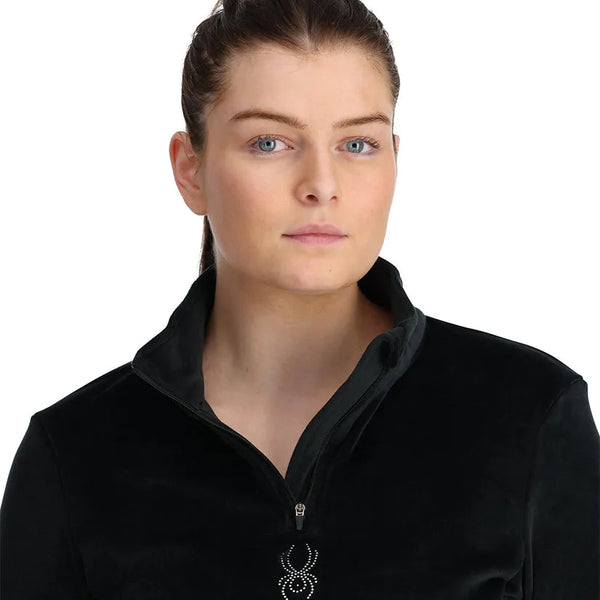 Spyder Womens Snow Layers Shimmer Bug Half Zip