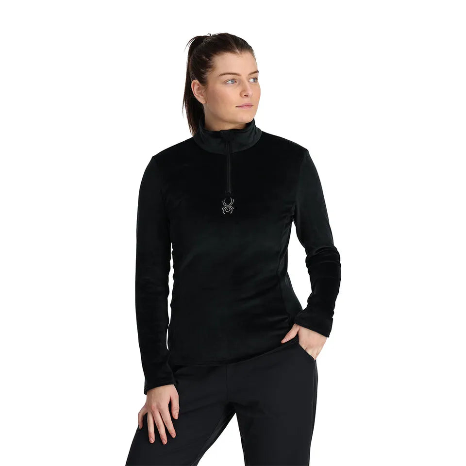 Spyder Womens Snow Layers Shimmer Bug Half Zip