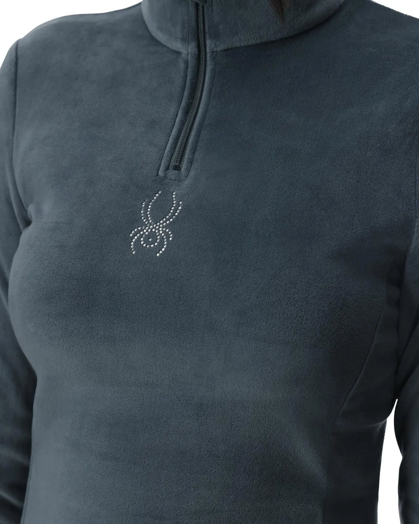 Spyder Womens Snow Layers Shimmer Bug Half Zip