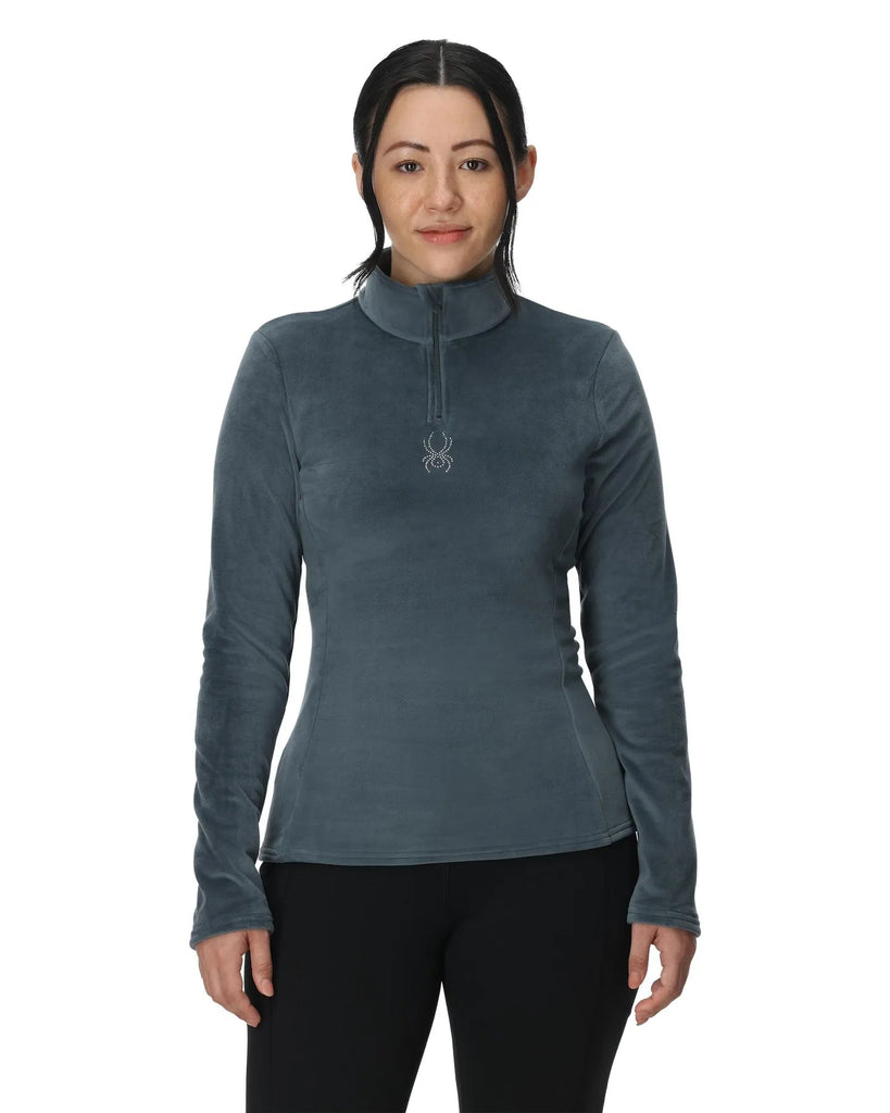Spyder Womens Snow Layers Shimmer Bug Half Zip