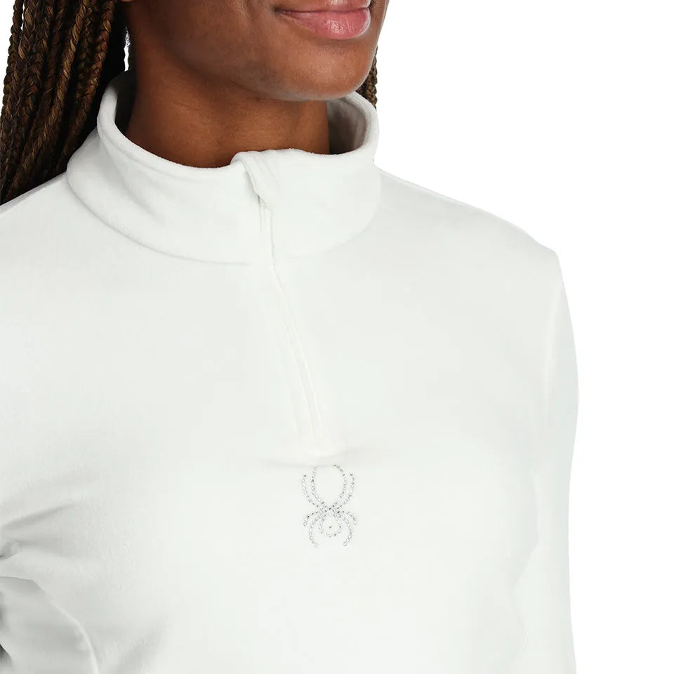 Spyder Womens Snow Layers Shimmer Bug Half Zip