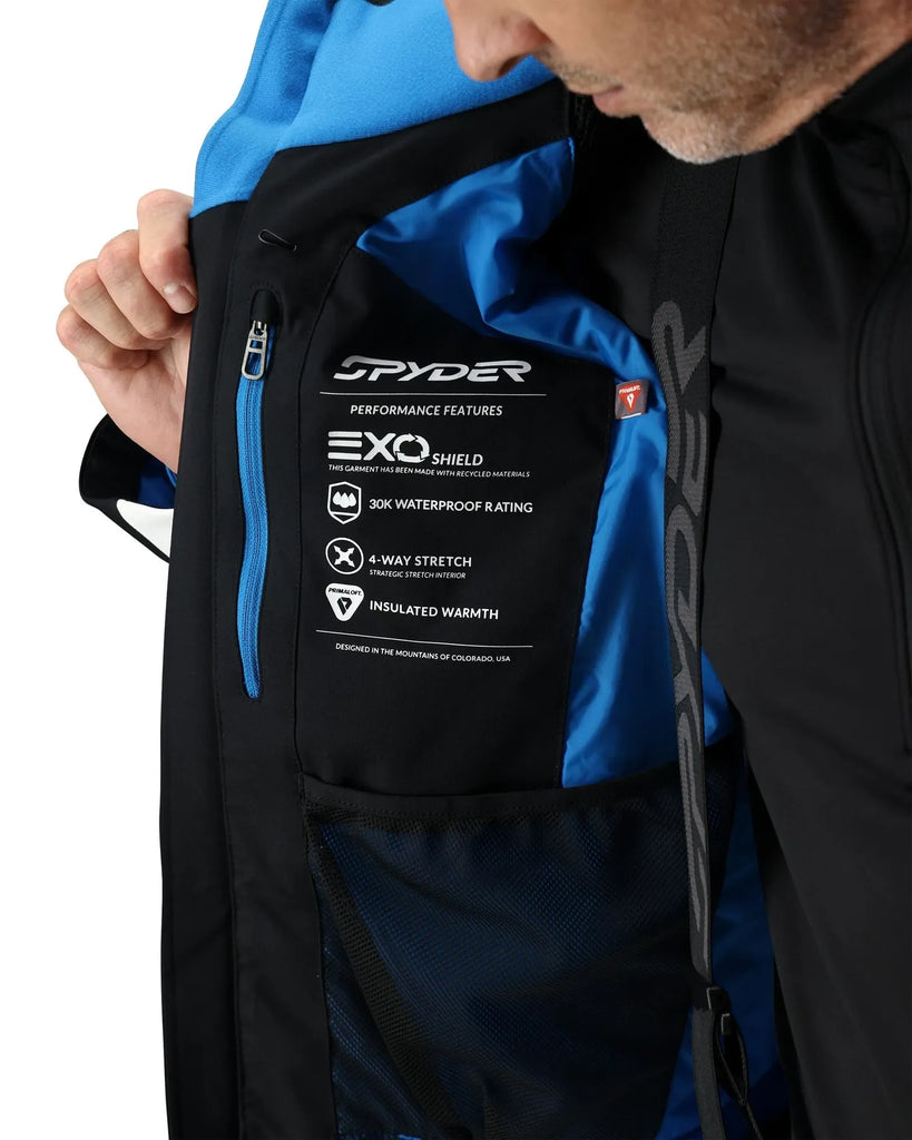 Spyder Mens Snow Jacket Titan