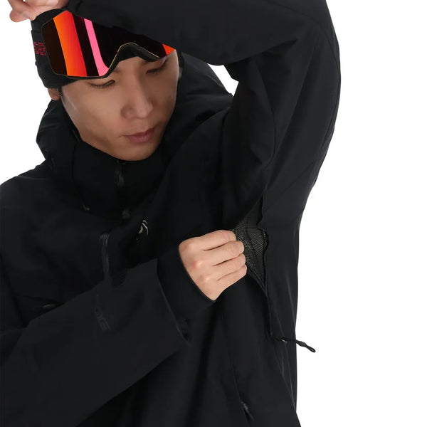 Spyder Mens Snow Jacket Copper Insulated