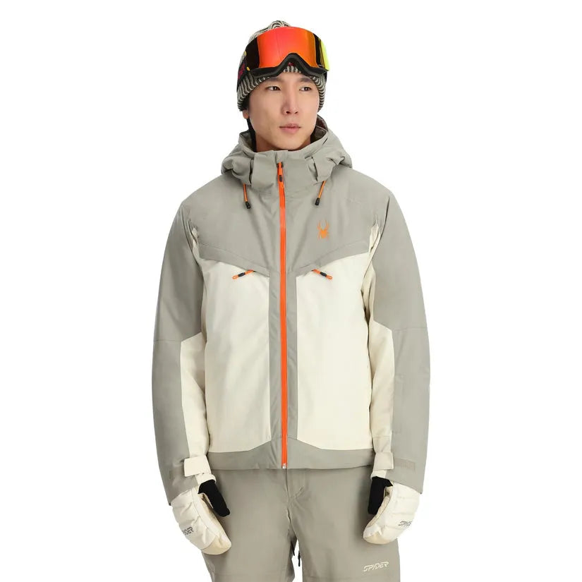 Spyder Mens Snow Jacket Copper Insulated