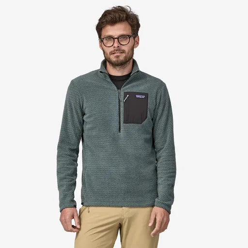 Patagonia Mens Sweatshirt R1 Air Zip-Neck