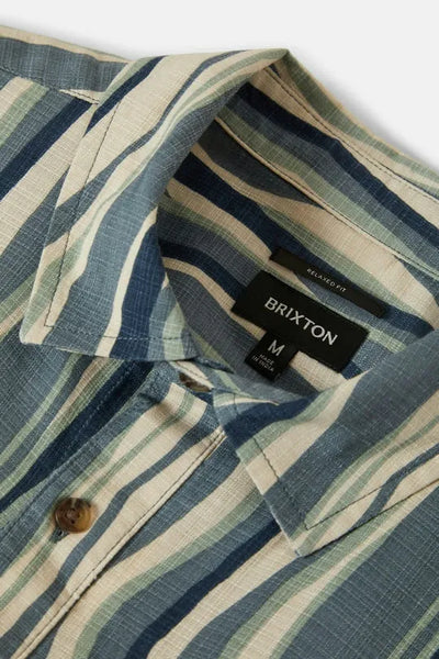 Brixton Mens Woven CRU Slub Relaxed