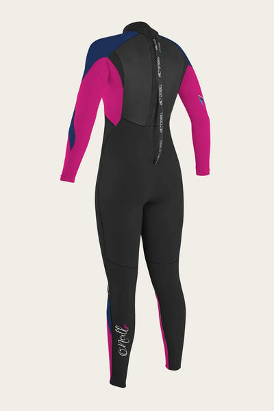 Oneill Youth Girls Wetsuit Epic 3/2mm Back Zip Fullsuit