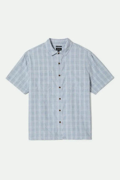 Brixton Mens Woven CRU Oxford Plaid