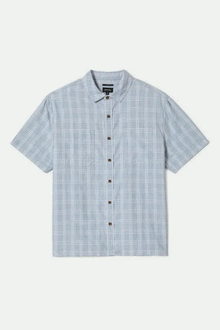 Brixton Mens Woven CRU Oxford Plaid