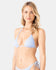 Roxy Womens Bikini Top Crochet Mini Tiki Triangle