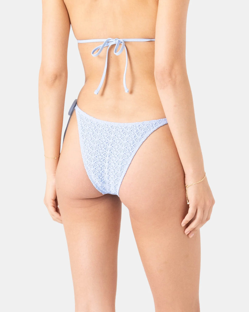 Roxy Womens Bikini Bottoms Crochet Tie Side Cheeky