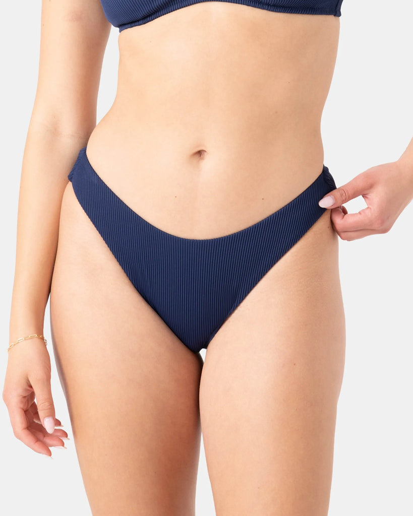 Roxy Womens Bikini Bottoms Rib Roxy Love Scoop Bottom Cheeky