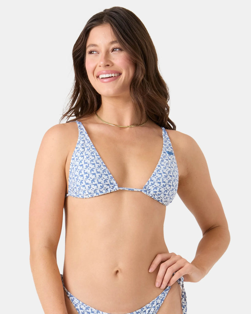 Roxy Womens Bikini Top Hazy Dazy Built Up Triangle