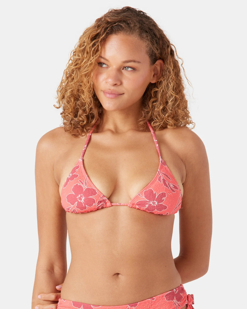 Roxy Womens Bikini Top Garden Twirl Tiki Triangle