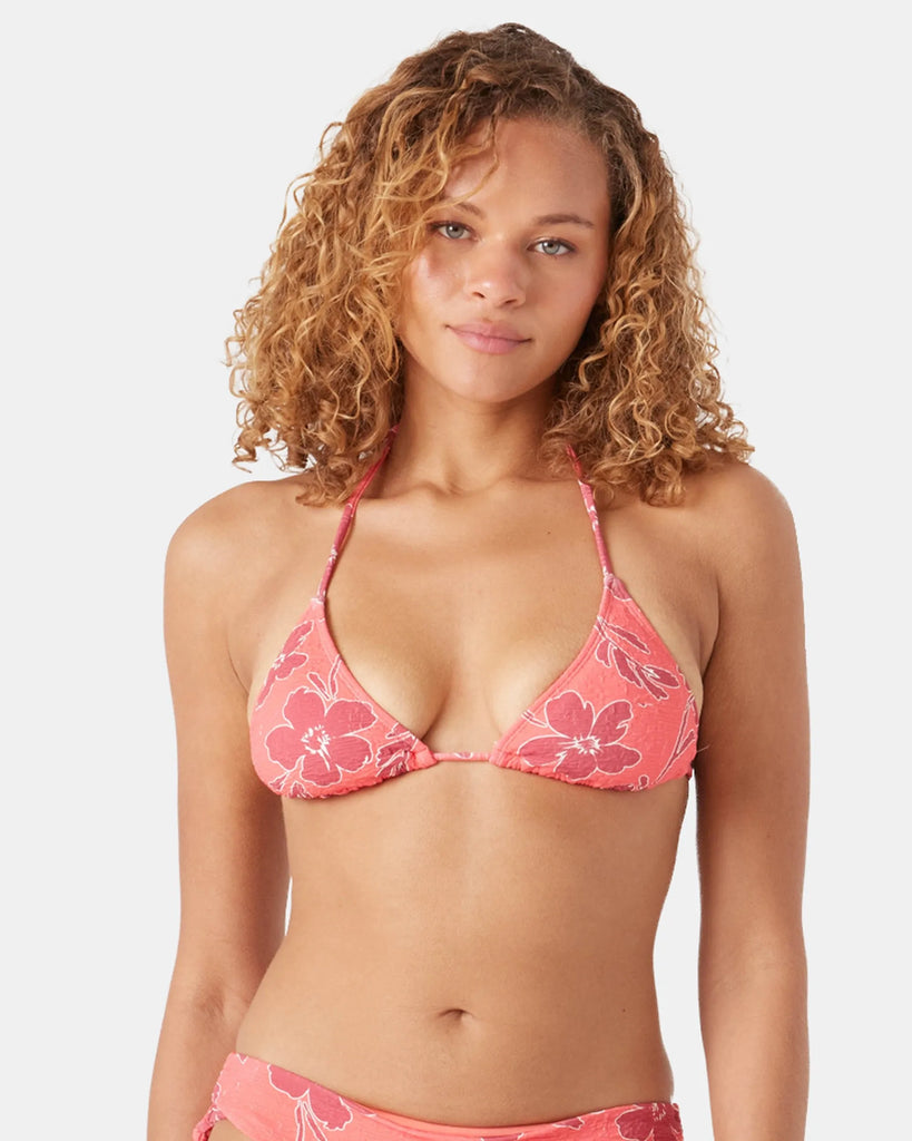 Roxy Womens Bikini Top Garden Twirl Tiki Triangle