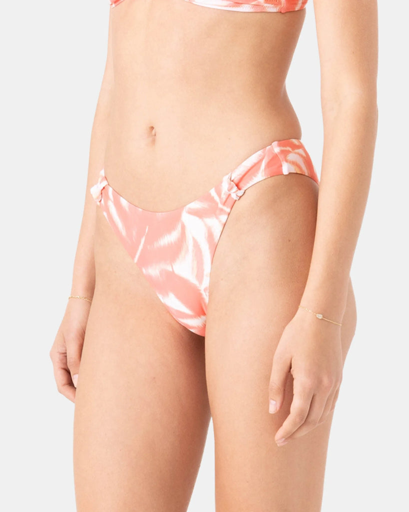 Roxy Womens Bikini Bottoms Palm Haze Knotted Scoop Cheeky
