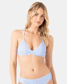 Roxy Womens Bikini Top Crochet Athletic Triangle