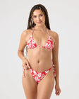 Roxy Womens Bikini Top Days Of Summer Tiki Triangle