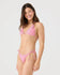Roxy Womens Bikini Top Good Vibes Mitered Tiki Triangle