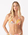 Roxy Womens Bikini Top Tropicool Tiki Triangle
