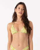 Roxy Womens Bikini Top Bora Bora Tiki Triangle