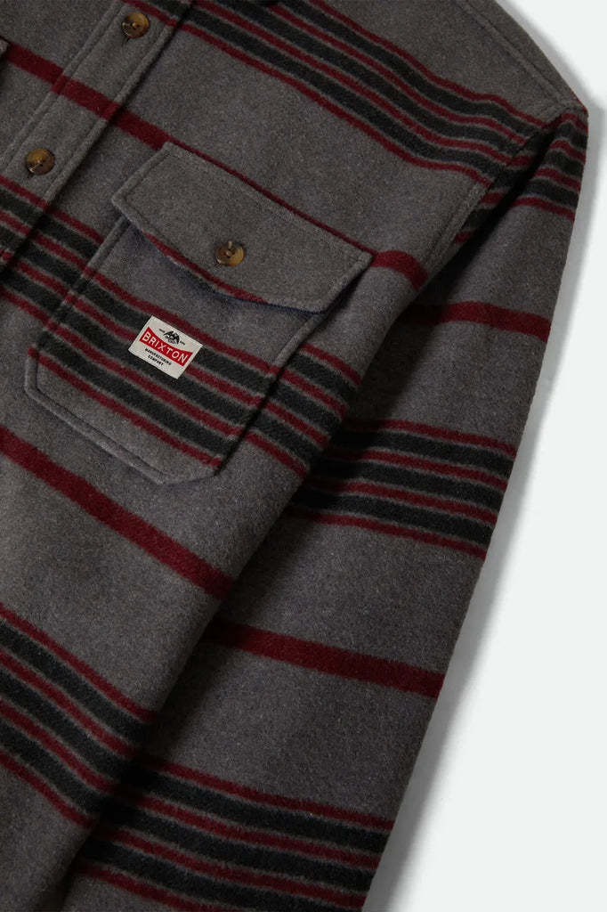 Brixton Mens Shirt Altered Threads Overshirt