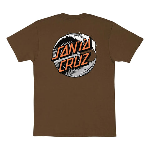 Santa Cruz Skateboards Mens Shirt Wave Dot