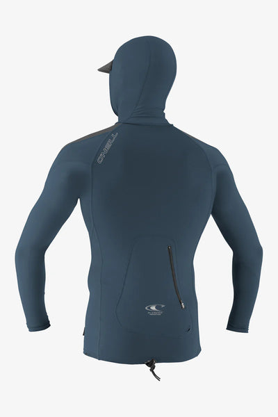 Oneill Mens Rashguard Skins O'zone Long Sleeve Hooded