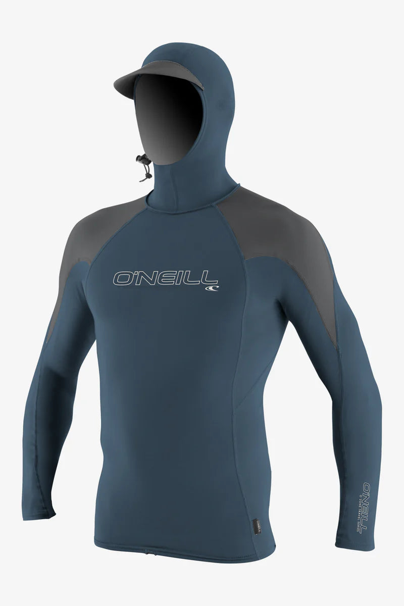 Oneill Mens Rashguard Skins O'zone Long Sleeve Hooded – Hansen