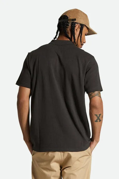 Brixton Mens Knit Waffle Polo