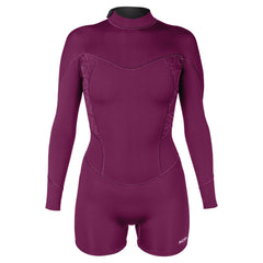 Xcel Women's Axis Long Sleeve Back Zip Boy Short Spring