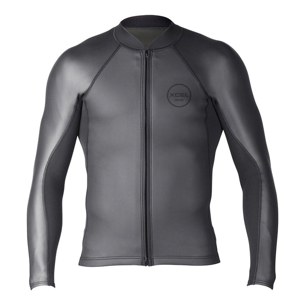 Xcel Men's Axis Sharkskin Long Sleeve Front Zip Jacket 2/1mm DS